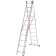 Драбина алюмінієва 3-х секційна Квітка PRO (3х11 сходинок) (110-9311)