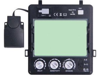 Щиток електрозварювальника YATO серія ASTRO з автозатемнювальнимним фільтром 134х 124 мм [6/36]