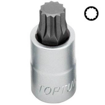 Головка торцевая SPLINE TOPTUL M6 L55мм 1/2" BCHA1606