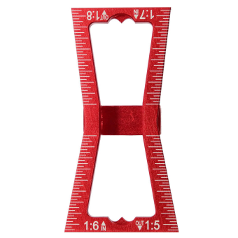 YATO Шаблон розмічальний YATO контур "ластівковий хвіст" зі шкалою, 64х23х18 мм  | YT-44080