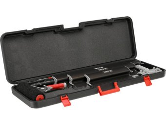 Шпателі для фінішного шпакл-ня з алюм ручкою YATO 400, 600, 800 мм з тримач, телеск. держ вали, 6 ел