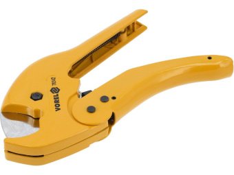 Труборіз VOREL для PVC, PEX, PP, PU, PE труб Ø≤ 42 мм [10/60]