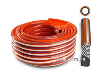 Шланг ПХВ водяний , "SPECIAL" оранж. з роб. тиск. 0,8 МПа, Ø=1", t=2,9 мм, l= 50 м