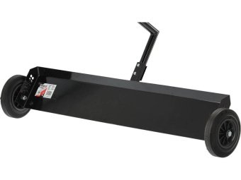 Вирівнювач грунту ручний на колесах YATO; робоча зона- 105 см висота- 15 см, держак- 100 см [10]