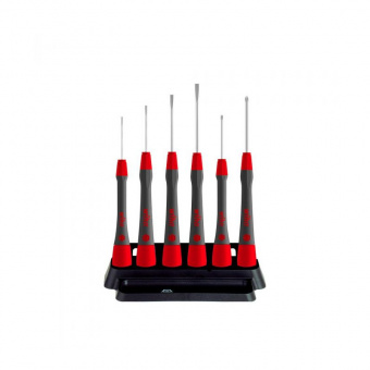 WIHA Набор микроотвёрток PicoFinish® Шлиц, Phillips, с держателем, 6 шт | W42990