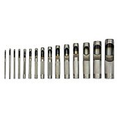 Набір пробійників для шкіри 2-22мм, 15шт Technics | 13-880