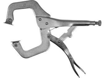 Кліщі затискні VOREL C-типу, l= 280 мм, робочий діапазон 0-70 мм [5/30]