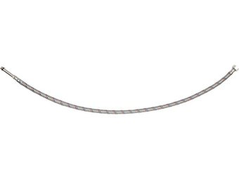 Шланг водопровідний з опліткою з нерж сталі FALA l= 800мм Ø= 8/12, з'єдн F-3/8" х M-M10x1- 50мм 1МПа