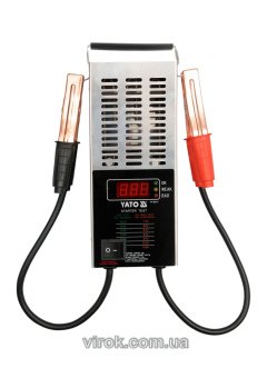YATO Тестер (навантажувальна вилка) акумуляторів цифровий YATO, 12V  | YT-8311