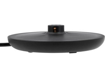 Електрочайник з термостатом з нержавіючої сталі LUND 1,5 л чорний, 2200 Вт, живлення від мережі 230В