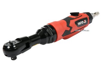 YATO Тріщатка пневматична YATO : квадрат- 1/2", F= 80 Нм, спож. повітря- 142 л/хв, тиск- 6.3 Bar  | 