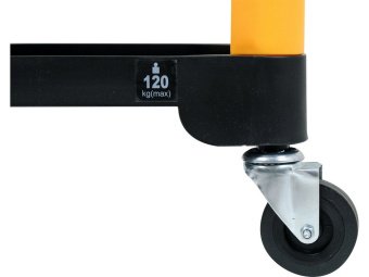 Візок для майстернь VOREL на 4-колесах для максим. навантаж 120кг, 965x810x435 мм, полка- 660х435мм