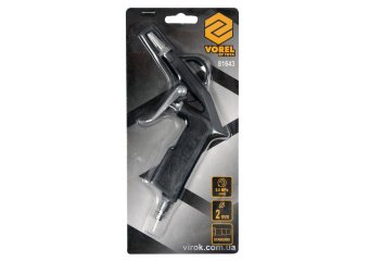 VOREL Пістолет пневматичний продувальний з коротким соплом Ø= 2 мм, Ø=1/4", 0.6 MPa  | 81643