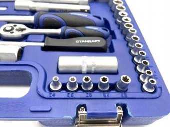 Автомобильный набор инструментов 1/4", 1/2" 108ед. (6-гр.) СТАНДАРТ STM-0108-6