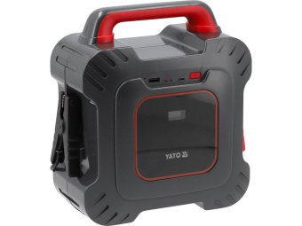 Пусковий конденсатор YATO 2.7V 3 kFa x6 живлен через USB 5V, 1.8A: вихідний-12V, 1.5kА, DW