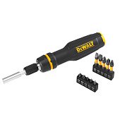 DeWALT Викрутка - набір "FULL FIT Telescoping", з бітами 10 шт: біти 25 мм: SL, PH, SQ