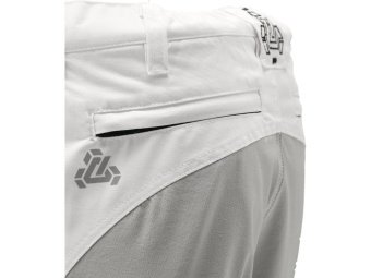 Штани робочі 4-WAY стреч SERWAL біло-сірі YATO розм S/ 80-86 см, ріст- 166-176 см, 11 кишень [10]