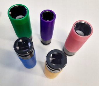 Набор головок для литых дисков TOPTUL 1/2" 5ед. Pro-Series GDAI0503