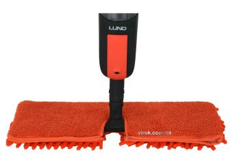 LUND Швабра 2-стороння з розпилювачем : з 2 мікрофібрами, платф- 41х1см, ємність- 35мл, l=118см  | 6