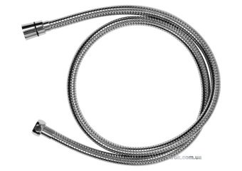 Шланг для душа розтяжний FALA Ø=14мм, з нержав. сталевою хромованою гофрою, G 1/2, l=1,25-1,75м [50]