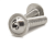 Винт нержавеющий с полукруглой головкой с прессшайбой и внутренним шестигранником ISO 7380-2 M 2 x12