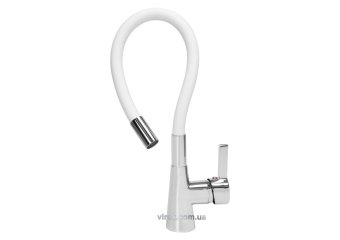 FALA Змішувач води "FLEXIBLE" для раковини з гнучкою білою лійкою  | 75706