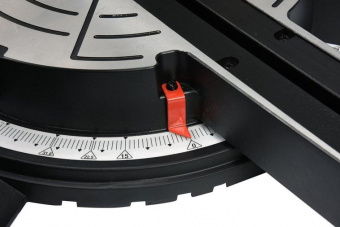 YATO Пила торцьовальна з протяжкою і лазером YATO: P=1.8 кВт, диск Ø=305/30мм, гл. різу 90°/45°-105/