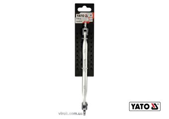 YATO Ключ TORX 2-сторонній на шарнірах YATO : Т25 х Т27, L= 216 мм, Cr-V (DW) | YT-05312