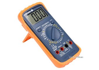 VOREL Мультиметр для вимірювання електричних параметрів : цифровий, висота цифр- 25 мм  | 81783