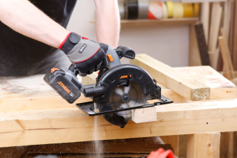 Пила дискова акумуляторна STHOR: 20V Li-Ion, диск- 165/16 мм, 24 зуб, 4000 об(БЕЗ АКУМУЛЯТОРА)