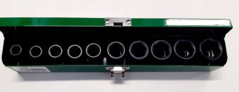 Набор ударных головок TOPTUL 1/2" 10-24мм 10ед. GDAD1001