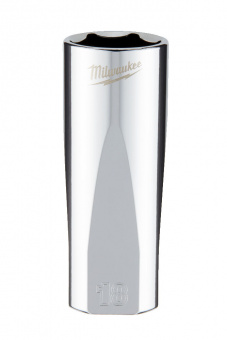 MILWAUKEE Головка хромована метрична подовжена 3/8'', 18мм | 4932478362