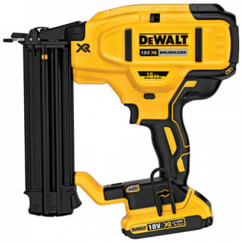 Пістолет цвяхозабивний акумуляторний DeWALT, 18В XR Li-Ion, безщітковий, діаметр/довжина цвяха 1.25/