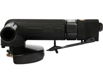 YATO Шліфмашина пневматична, кутова YATO для диска Ø= 125 мм, М10, сполуч, Ø= 1/4", 6,3 Bar, 141 л/х