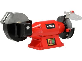 Точильний верстат з мокрим диск YATO від ел-мережі 230В 520Вт, диск Ø= 150/25х 32мм, мок- 2000/40х20