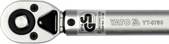 YATO Ключ динамометричний YATO : квадрат 1/2", F= 42- 210 Нм, L= 470 мм  | YT-0760