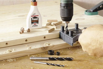 Wolfcraft универсальный комплект для соединений на шкантах  // 4645000