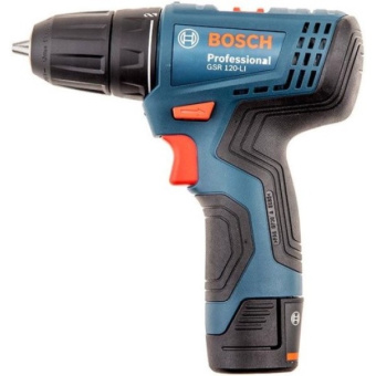 Шуруповерт акумуляторний Bosch GSR 120-LI + GLI 12V-300 (12 В, 2х2 А*год, 30 Н*м) (06019G8004)