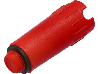 Заглушка монтажна до гідросистем VOREL Ø= 1/2", червона [20]