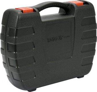 YATO Гайковерт ударний мережевий YATO: 1/4" HEX x1/2" F, 450Вт, 450Нм, 3300 об/хв + 4 головки і кейс