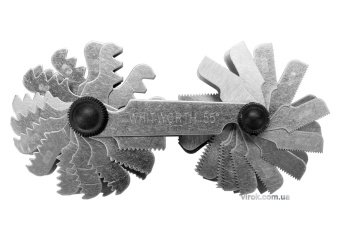 YATO Різьбомір метричний 60° і WHITWORTH 55° YATO з 52 шаблонами в діапазоні 0,25- 6,0 мм і 4-62  | 