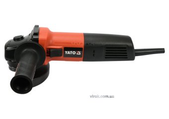 YATO Шліфмашина кутова мережева YATO : P= 1100 Вт, Ø= 125 мм  | YT-82100