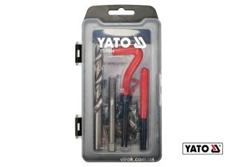 Набір для ремонту різьби YATO : М10 x 1.5 мм, HSS 4241/4341, 30 шт [20/40]