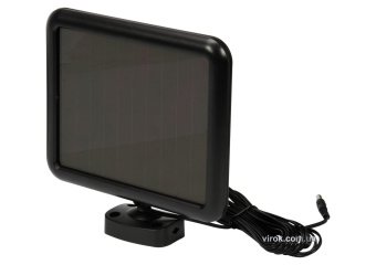 YATO Прожектор діодний з датчиком руху YATO : сонячна батарея, Li-Ion 3,7 В ; P= 4 Вт, Ф= 380 lm  | 