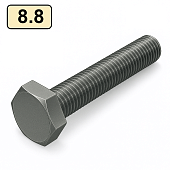 Болт DIN 933 M8x65 8,8 цинк платковий