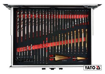 YATO Набор шуроповерт-дрель + свердла 126 предметов YATO YT-44250
