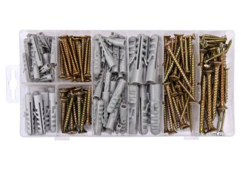 VOREL Шурупи та дюбелі , набір 260 шт.(DW) | 24113