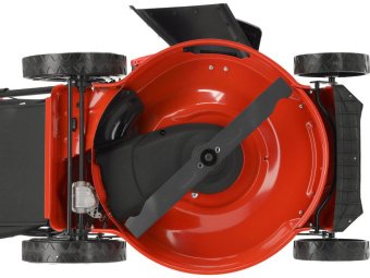 Газонокосарка бензинова YATO з приводом: 4,5кВт, ширина різання: Ø= 56 см, травозбірник- 62л