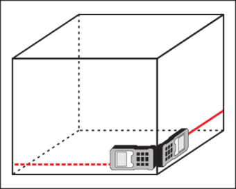 Дальномір лазерний YATO з LCD- дисплеєм дальн- 100м, похибка ±2мм, виміри площі і об'єму живл- 2-ААА