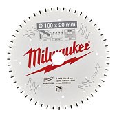MILWAUKEE Диск пиляльний ALU , Ø160/20мм, 42 зуб. (заміна на 4932471292) | 4932346511